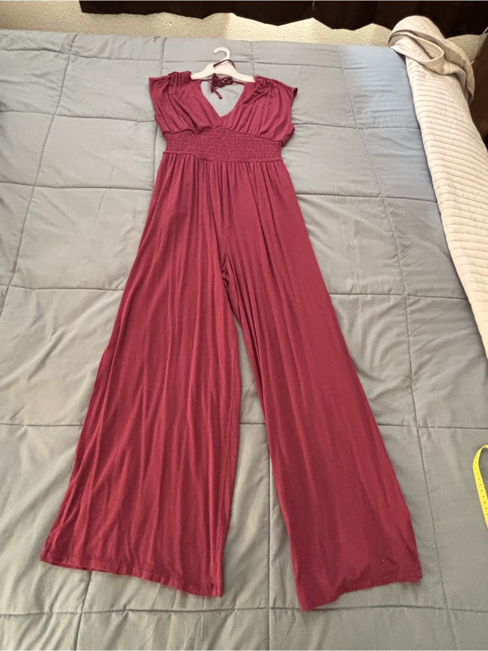 Old Navy Wide-Leg Jumpsuit in Wine